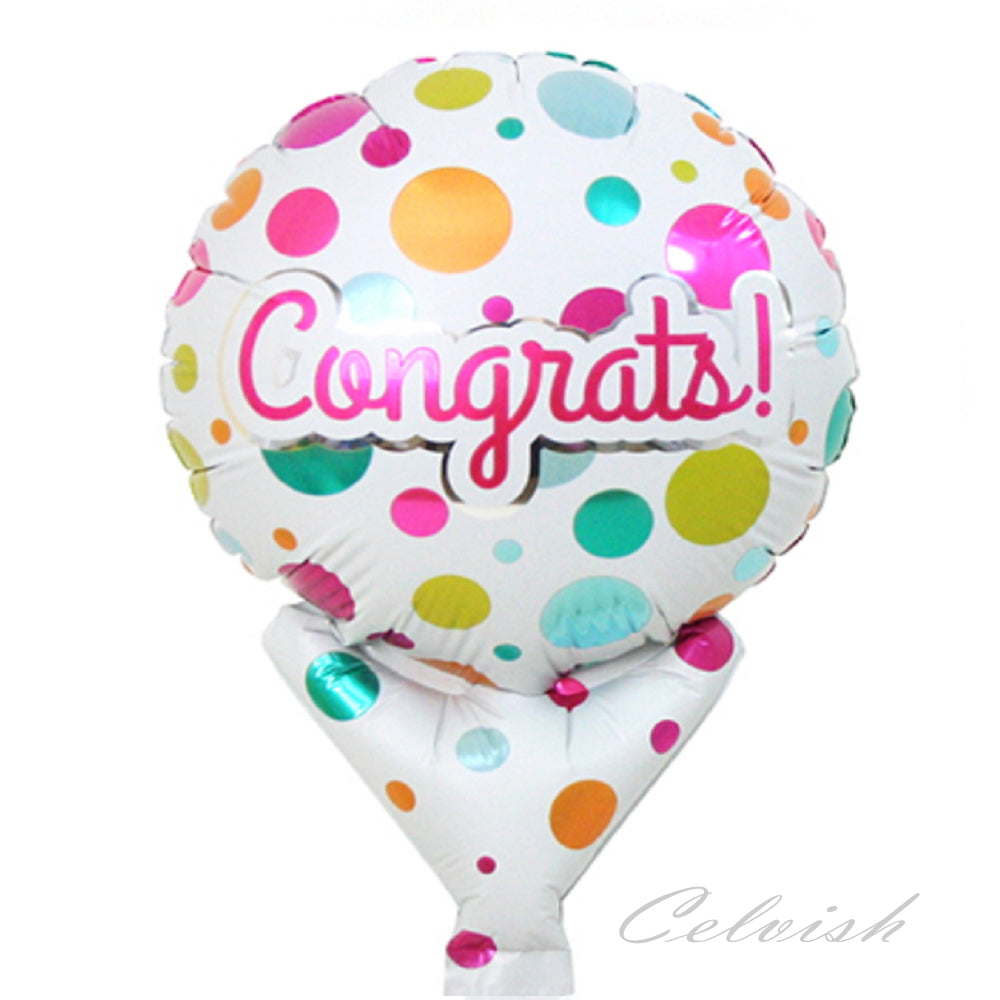 卒業 Congrats バレエ ThankYou バレエ ダンス 母の日 バルーンの1本花束 ThankYou バルーンの1本花束